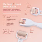 Face and Body Derma Roller Kit with YouthBoost Gummies - ZustPink