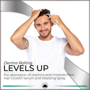 Hair and Beard Growth Derma Roller Kit