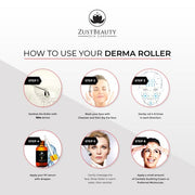 Derma Roller Kit with YouthBoost Gummies- ZustBlack